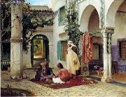 unknow artist Arab or Arabic people and life. Orientalism oil paintings 91 oil on canvas